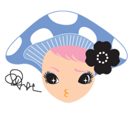 mushroom Girl sticker #743151