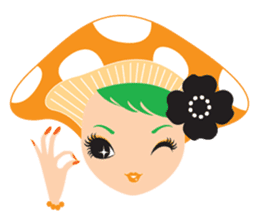 mushroom Girl sticker #743170