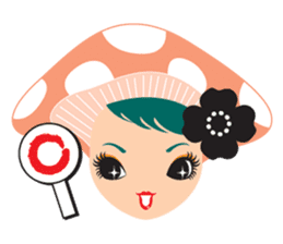 mushroom Girl sticker #743171