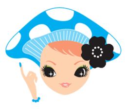 mushroom Girl sticker #743174