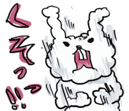 Cotton rabbit sticker #743308