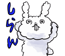 Cotton rabbit sticker #743317