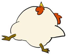 Frivolous chicken sticker #743560