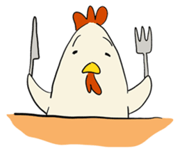 Frivolous chicken sticker #743580