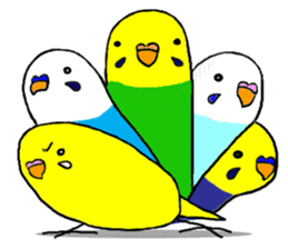 The Budgerigars sticker #744460