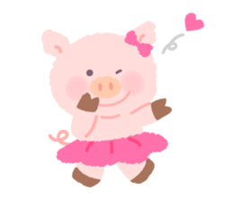 Pig family sticker #744467