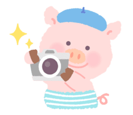 Pig family sticker #744485