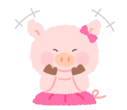 Pig family sticker #744495