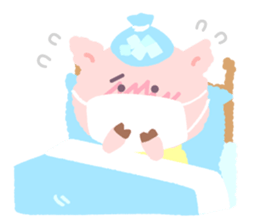 Pig family sticker #744500