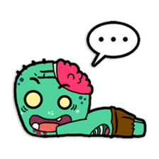 Nong Mik - the cute zombie - and friends sticker #744669