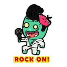 Nong Mik - the cute zombie - and friends sticker #744670