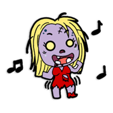 Nong Mik - the cute zombie - and friends sticker #744675
