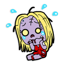 Nong Mik - the cute zombie - and friends sticker #744684