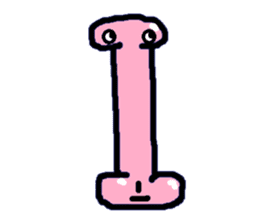 ABC monsters feel a little sick. KAWAII! sticker #745321