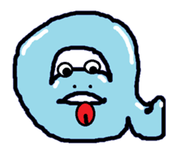 ABC monsters feel a little sick. KAWAII! sticker #745329