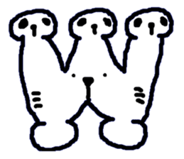 ABC monsters feel a little sick. KAWAII! sticker #745335