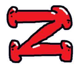 ABC monsters feel a little sick. KAWAII! sticker #745338