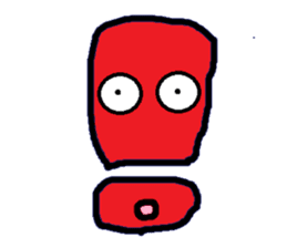 ABC monsters feel a little sick. KAWAII! sticker #745339