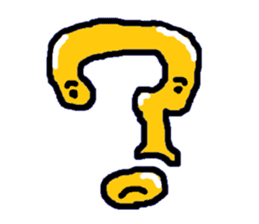 ABC monsters feel a little sick. KAWAII! sticker #745340