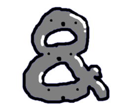 ABC monsters feel a little sick. KAWAII! sticker #745342