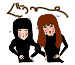 The friendship story of HARU and MIKU. sticker #745669