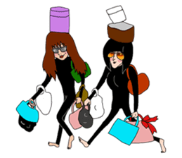 The friendship story of HARU and MIKU. sticker #745672