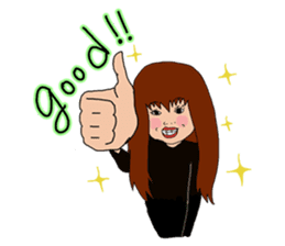 The friendship story of HARU and MIKU. sticker #745677