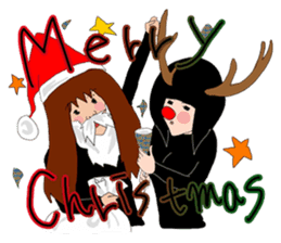 The friendship story of HARU and MIKU. sticker #745685