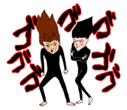 The friendship story of HARU and MIKU. sticker #745693