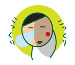 Head chestnut chestnut Taro-chan sticker #745872