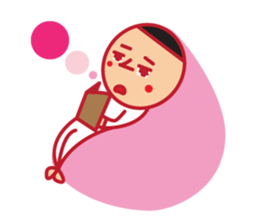 Head chestnut chestnut Taro-chan sticker #745875