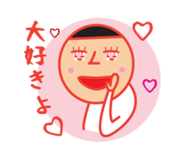 Head chestnut chestnut Taro-chan sticker #745891