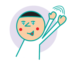 Head chestnut chestnut Taro-chan sticker #745896