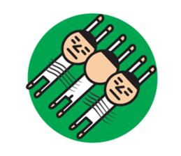 Head chestnut chestnut Taro-chan sticker #745900