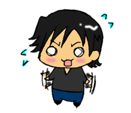 Yurukawa boys sticker #745954