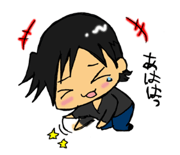 Yurukawa boys sticker #745960