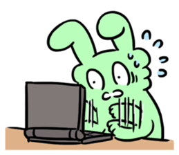 Panic Rabbit sticker #746066