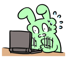 Panic Rabbit sticker #746066