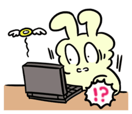 Panic Rabbit sticker #746076