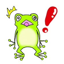 Freewheeling frog sticker #746183