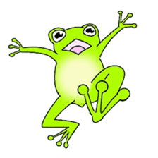 Freewheeling frog sticker #746208