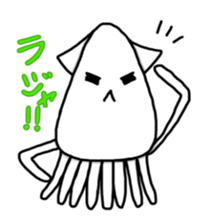 Squid of pet sticker #746505