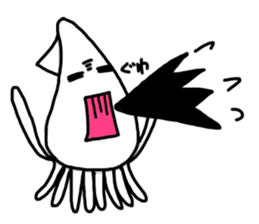 Squid of pet sticker #746506