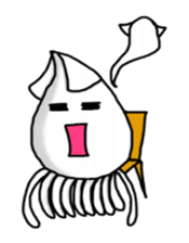 Squid of pet sticker #746508