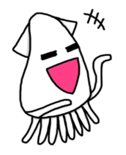Squid of pet sticker #746509