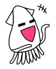 Squid of pet sticker #746509