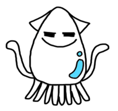 Squid of pet sticker #746514
