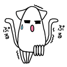 Squid of pet sticker #746516