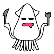 Squid of pet sticker #746518