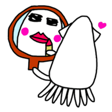 Squid of pet sticker #746519